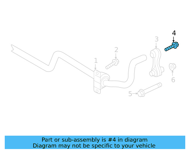 Stabilizer Link Nut N-901-838-04 - View 11
