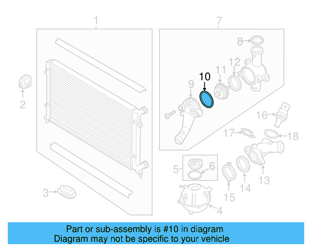 Flange Seal 07K-121-149 - View 38