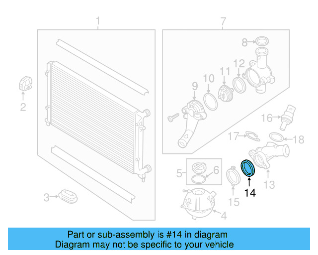 Flange Seal 07K-121-149 - View 39