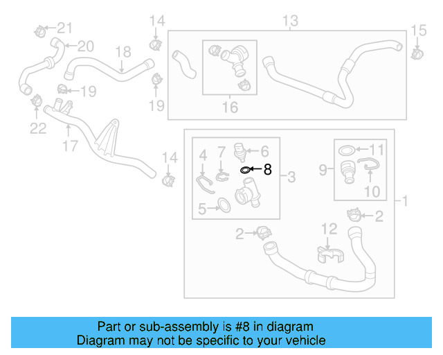 Upper Coupling Retainer Spring 1J0-121-142 - View 246