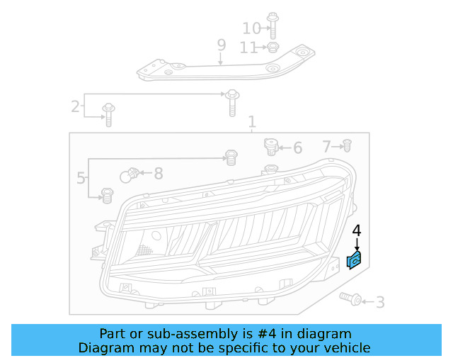 Headlamp Assembly U N-903-425-04 - View 16