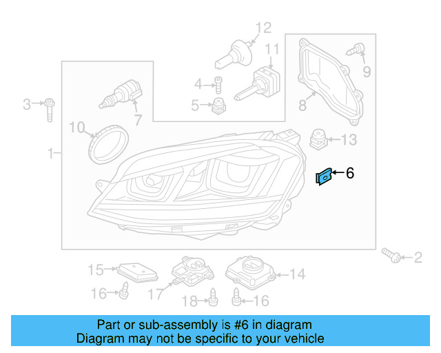 Headlamp Assembly U N-903-425-04 - View 12