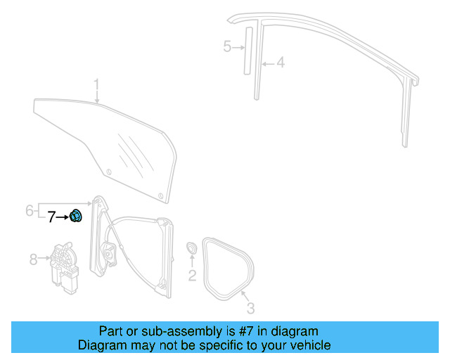 Window Regulator Nut N-904-560-02 - View 32