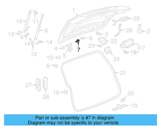 Hinge Bolt N-905-521-03 - View 8