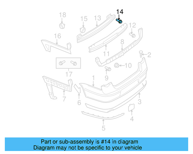 Upper Mount Bolt N-908-082-01 - View 92