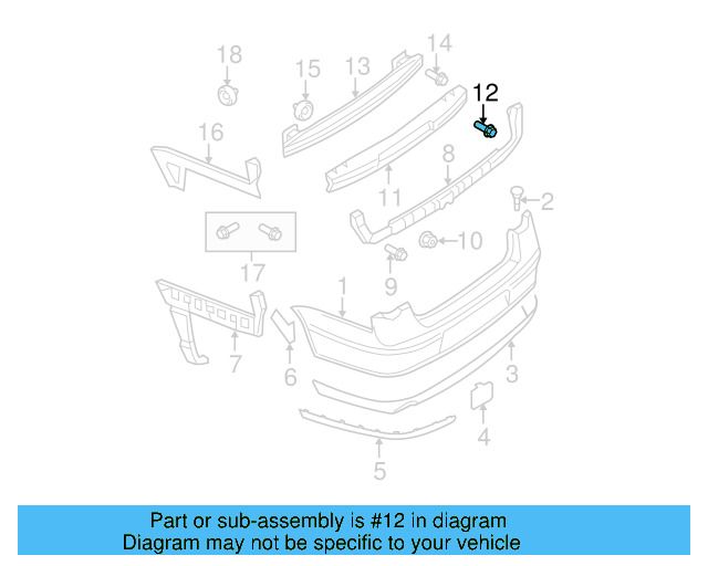 Impact Bar Bolt N-905-818-04 - View 21