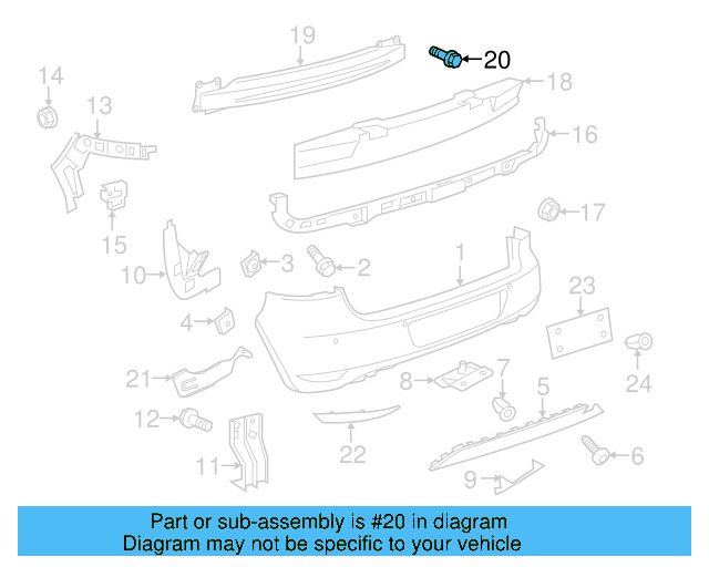 Impact Bar Bolt N-905-818-04 - View 23