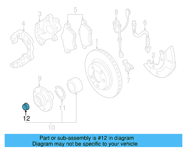 Bearing Assembly Lock Nut N-905-876-02 - View 8