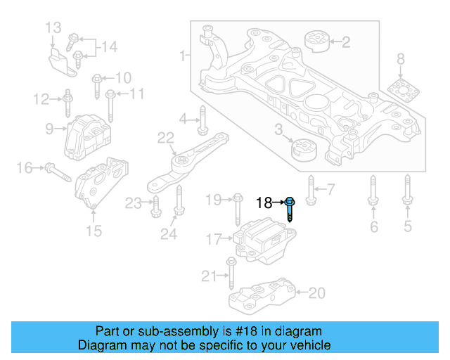 Gear Assembly Mount Bolt N-105-524-02 - View 62