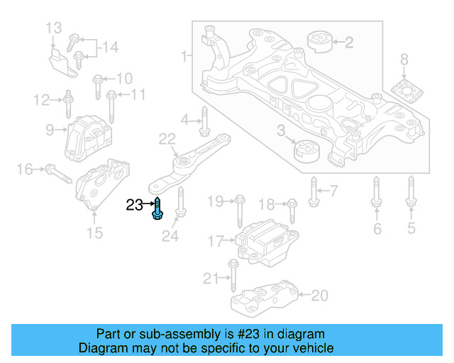 Gear Assembly Mount Bolt N-105-524-02 - View 64