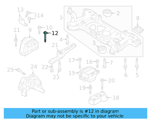 Gear Assembly Mount Bolt N-105-524-02 - View 70