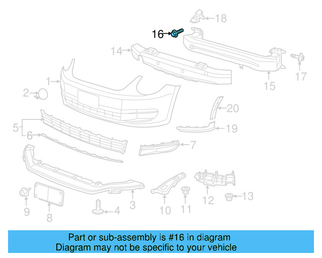 Impact Bar Bolt N-905-818-04 - View 58