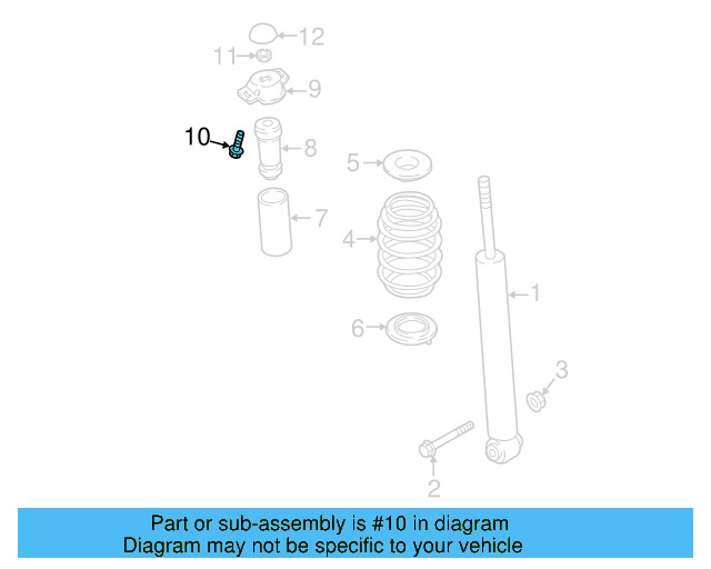 Shock Mount Bolt N-906-484-02 - View 108