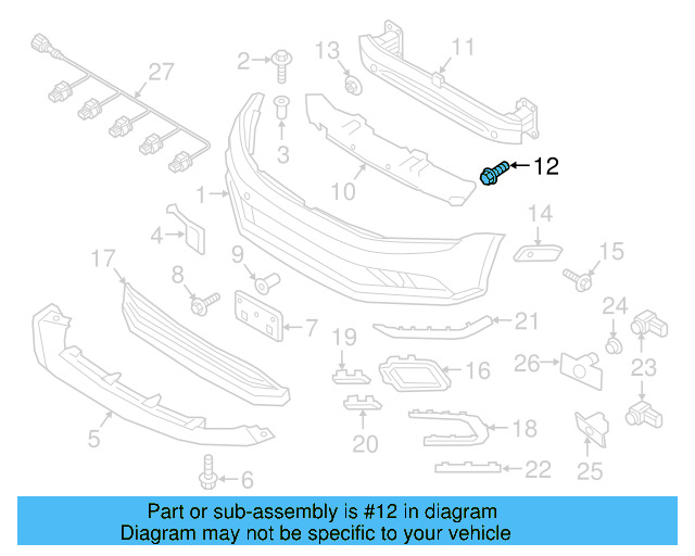 Shock Mount Bolt N-906-484-02 - View 115