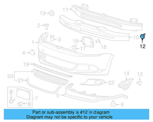 Shock Mount Bolt N-906-484-02 - View 111