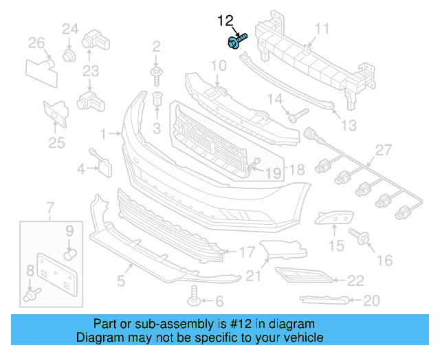 Shock Mount Bolt N-906-484-02 - View 46