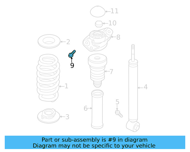 Shock Mount Bolt N-906-484-02 - View 75
