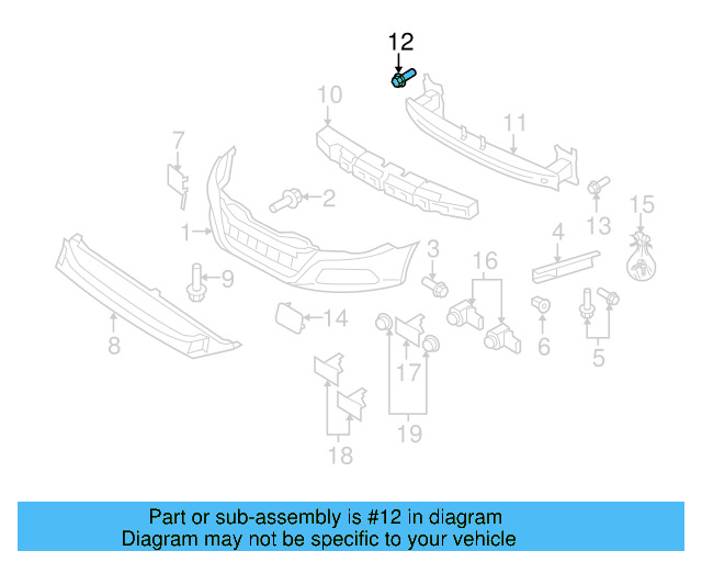 Shock Mount Bolt N-906-484-02 - View 97