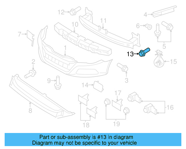 Shock Mount Bolt N-906-484-02 - View 29