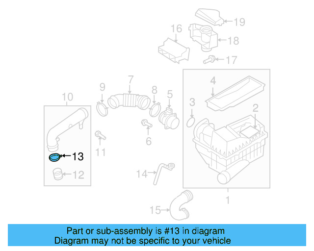 Inlet Duct 1K0-805-971-C-9B9 - View 87