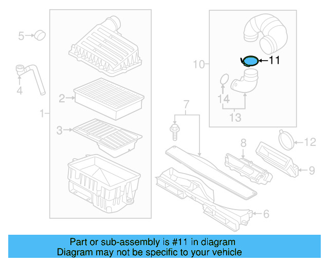 Intake Pipe Clamp N-909-525-01 - View 6