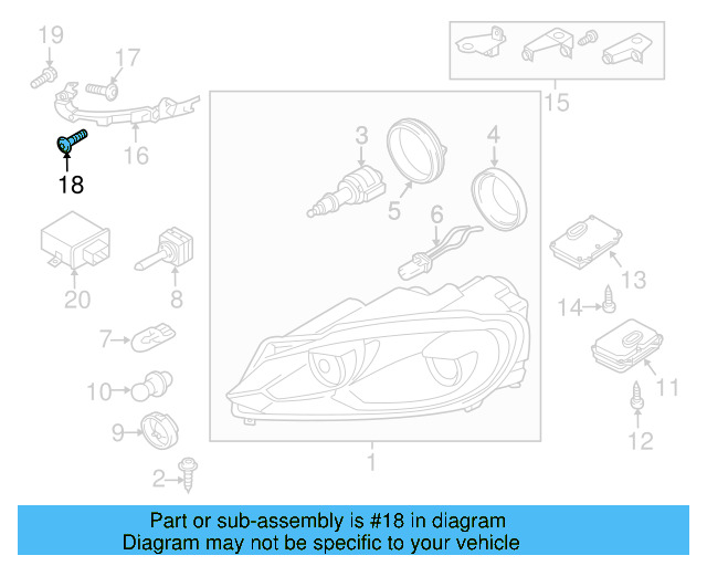 Front Mount Bracket Bolt N-910-799-01 - View 20