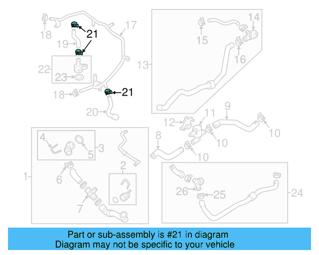 Overflow Hose Clamp N-906-867-01 - View 476