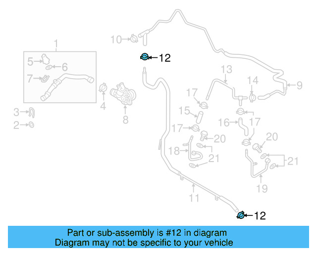 Overflow Hose Clamp N-906-867-01 - View 467