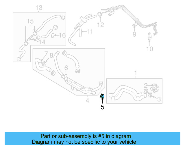 Overflow Hose Clamp N-906-867-01 - View 246