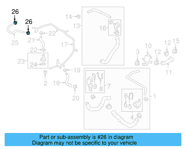 Overflow Hose Clamp N-906-867-01 - View 109