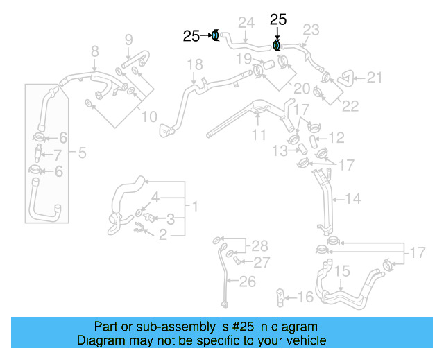 Overflow Hose Clamp N-906-867-01 - View 226