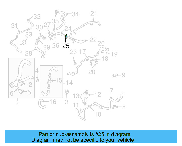 Reservoir Hose Clamp N-906-869-02 - View 33