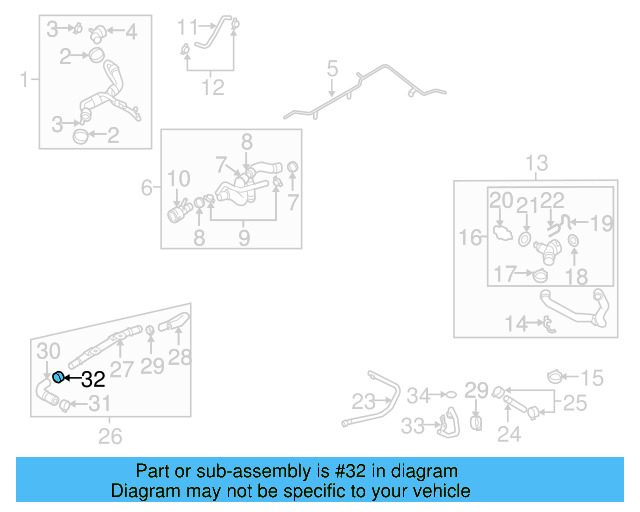 Reservoir Hose Clamp N-906-869-02 - View 184
