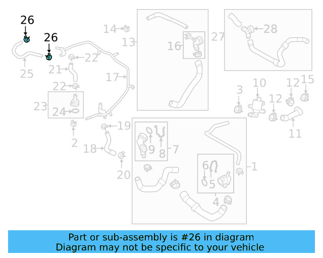 Overflow Hose Clamp N-906-867-01 - View 240