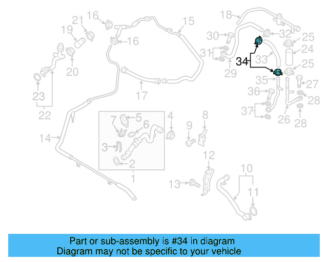 Overflow Hose Clamp N-906-867-01 - View 364