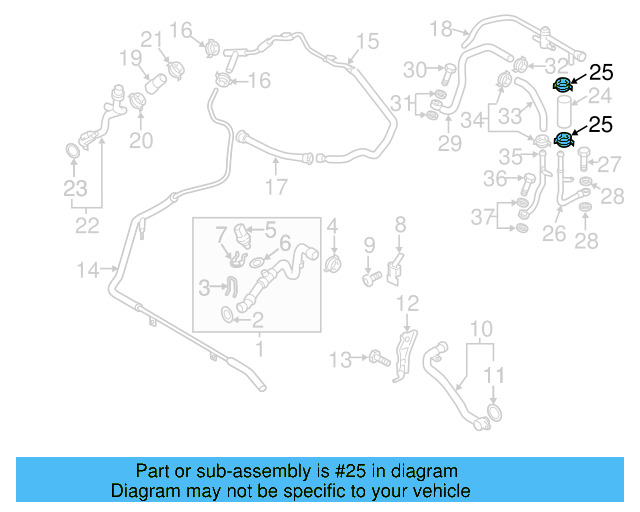 Overflow Hose Clamp N-906-867-01 - View 367