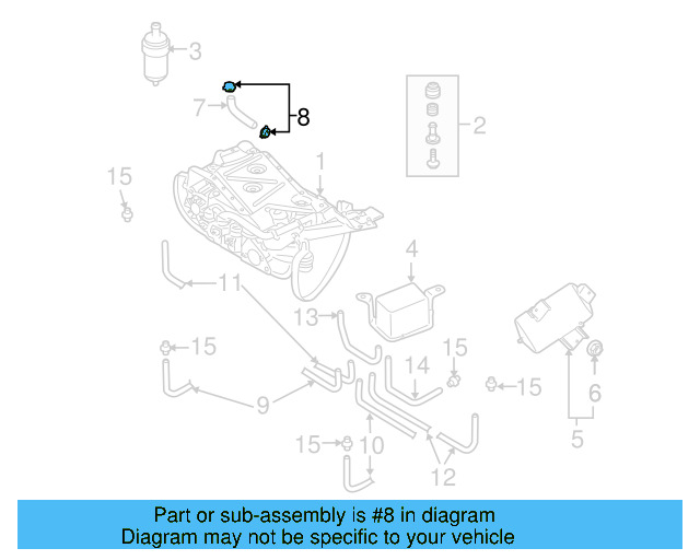 Overflow Hose Clamp N-906-867-01 - View 312
