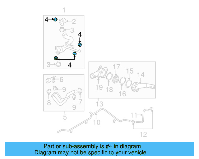Overflow Hose Clamp N-906-867-01 - View 208