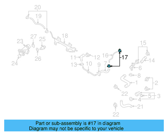 Overflow Hose Clamp N-906-867-01 - View 163