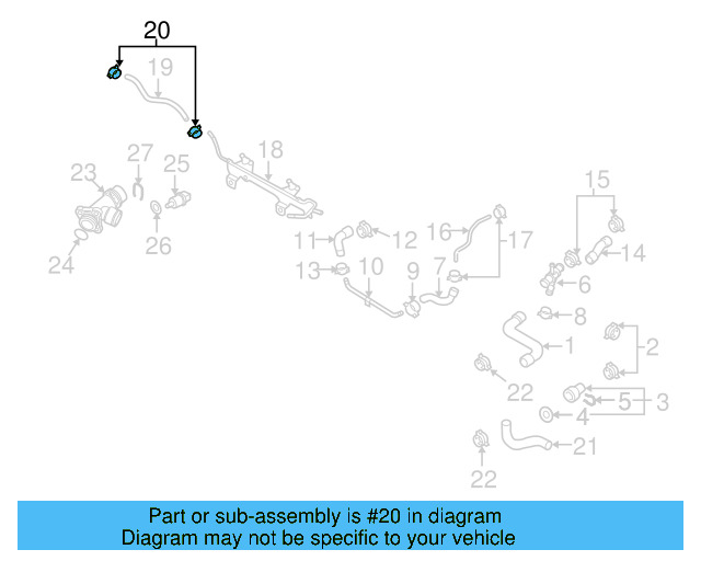 Overflow Hose Clamp N-906-867-01 - View 165