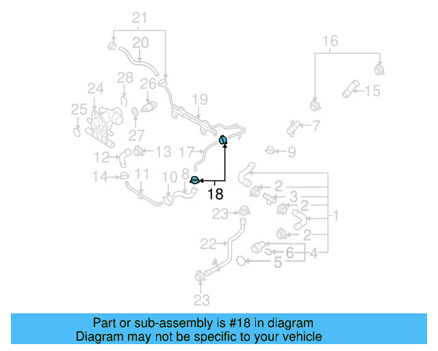 Overflow Hose Clamp N-906-867-01 - View 302