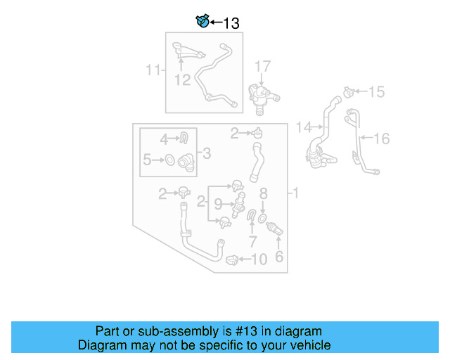 Reservoir Hose Clamp N-906-869-02 - View 390