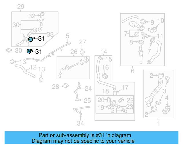 Reservoir Hose Clamp N-906-869-02 - View 372
