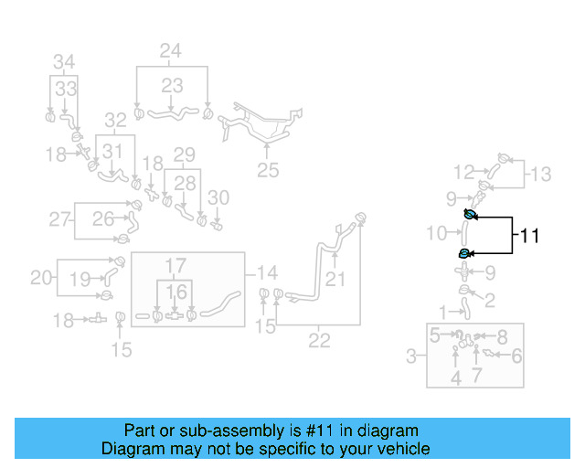 Overflow Hose Clamp N-906-867-01 - View 319