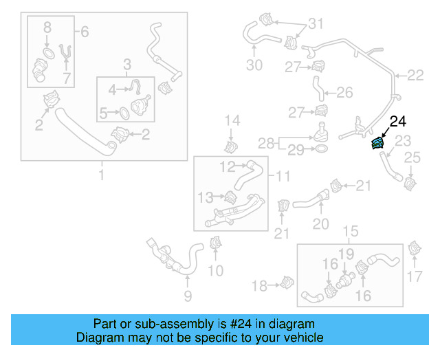 Reservoir Hose Clamp N-906-869-02 - View 60