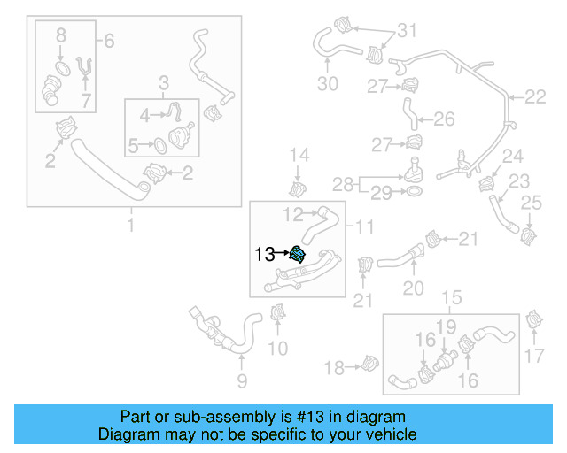 Overflow Hose Clamp N-906-867-01