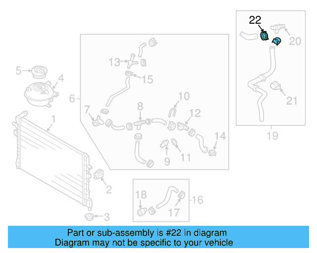 Reservoir Hose Clamp N-906-869-02 - View 454