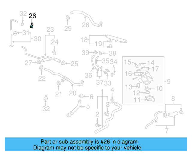 Overflow Hose Clamp N-906-867-01 - View 232