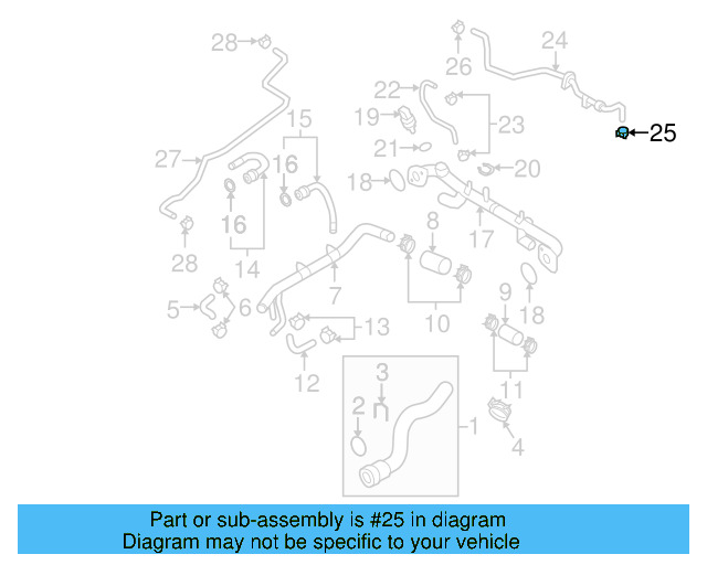 Overflow Hose Clamp N-906-867-01 - View 504