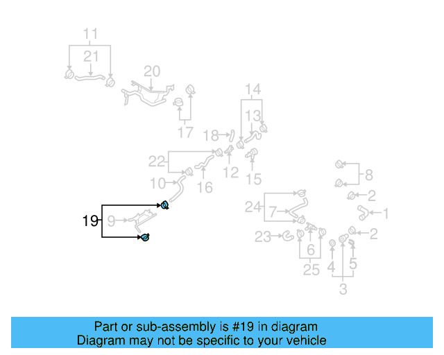 Overflow Hose Clamp N-906-867-01 - View 66